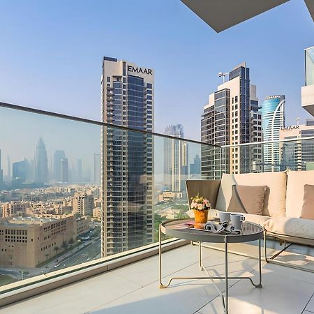 Luxury Studios With Burj Khalifa Or Canal View In Downtown - Marquise Square Tower Dubái Exterior foto