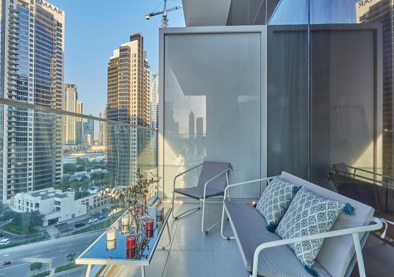 Luxury Studios With Burj Khalifa Or Canal View In Downtown - Marquise Square Tower Dubái Exterior foto