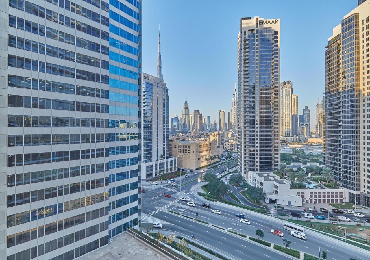 Luxury Studios With Burj Khalifa Or Canal View In Downtown - Marquise Square Tower Dubái Exterior foto